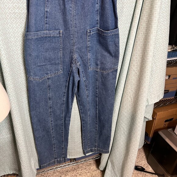 Women's HG Denim Cover all jumpsuit Size S - Picture 3 of 5
